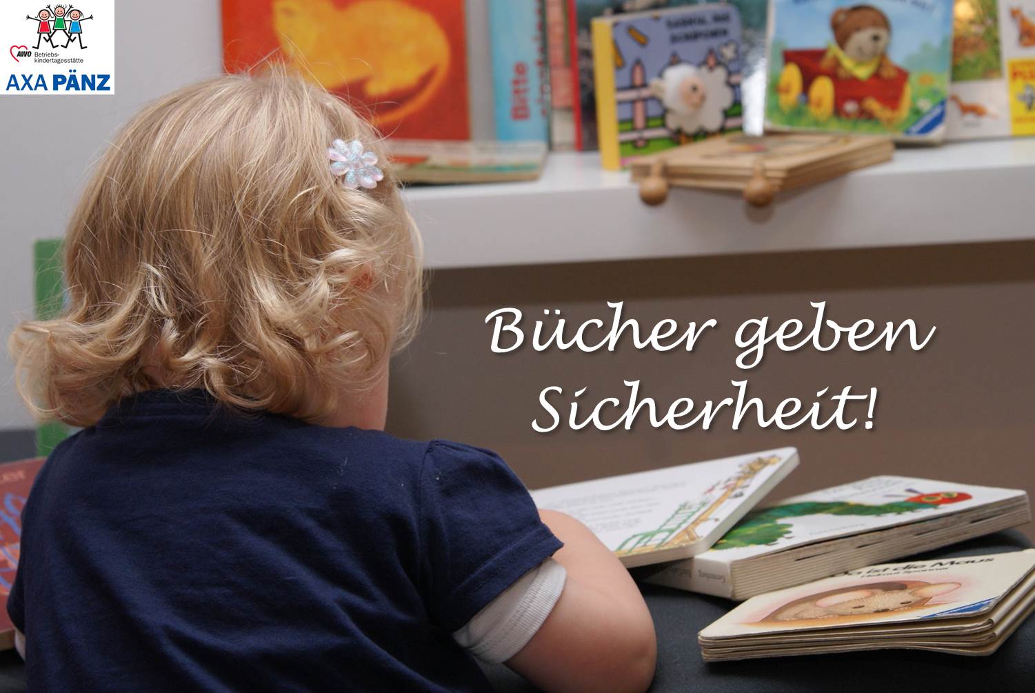 Projektbild Bücher geben Sicherheit
